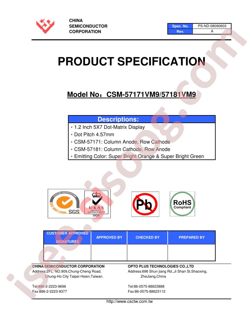 CSM-57171VM9