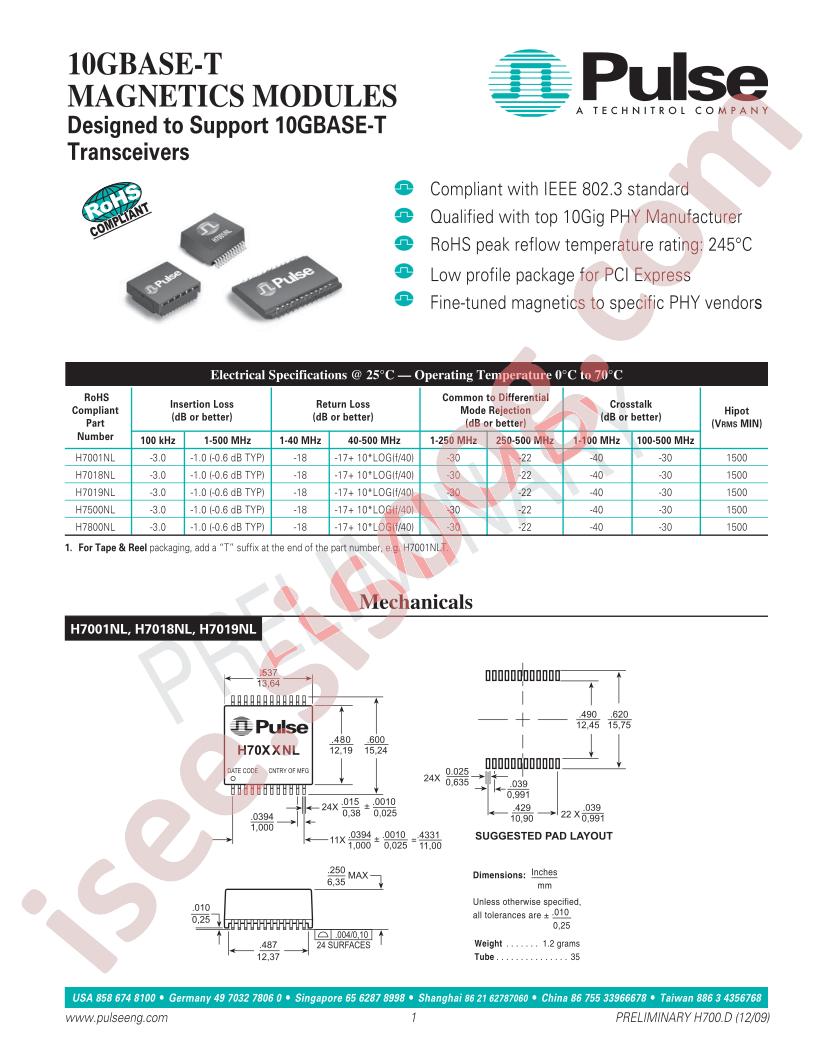 H7019NLT
