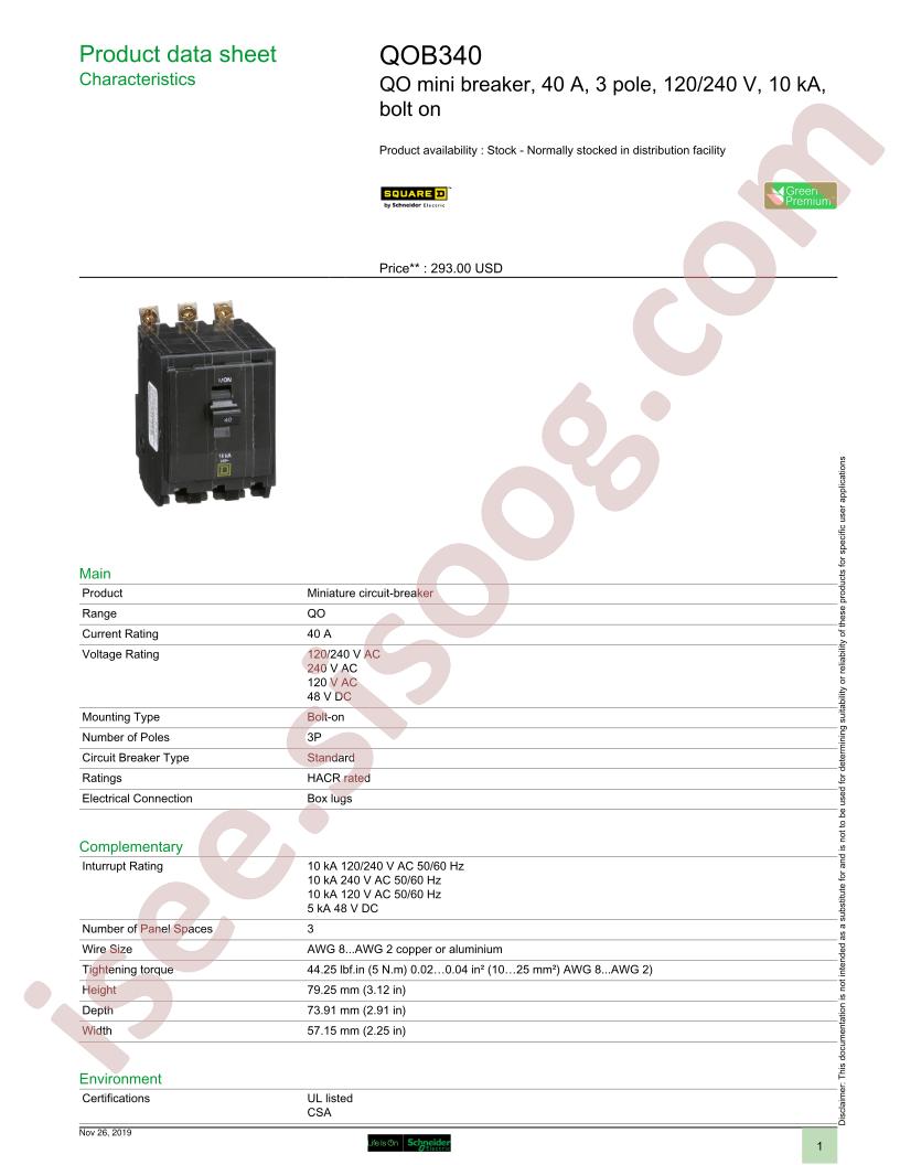 QOB340