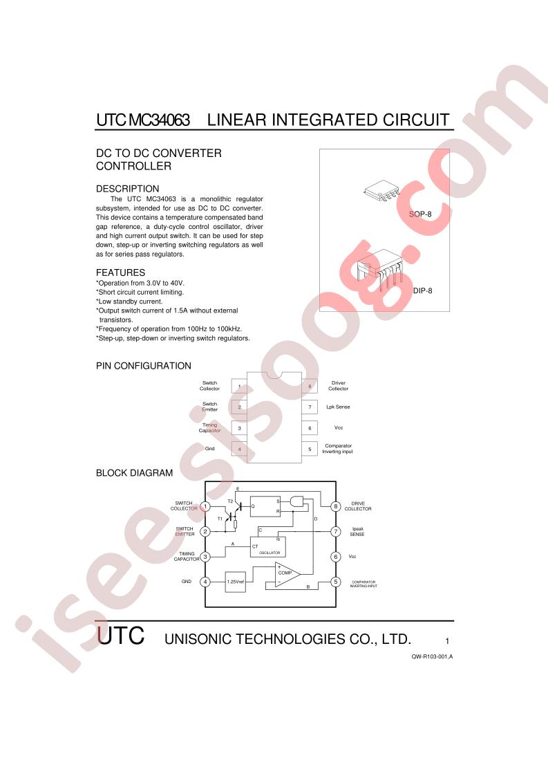 UTCMC34063