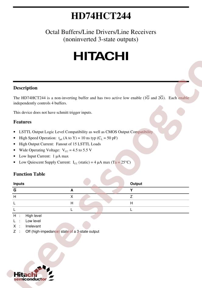HD74HCT244