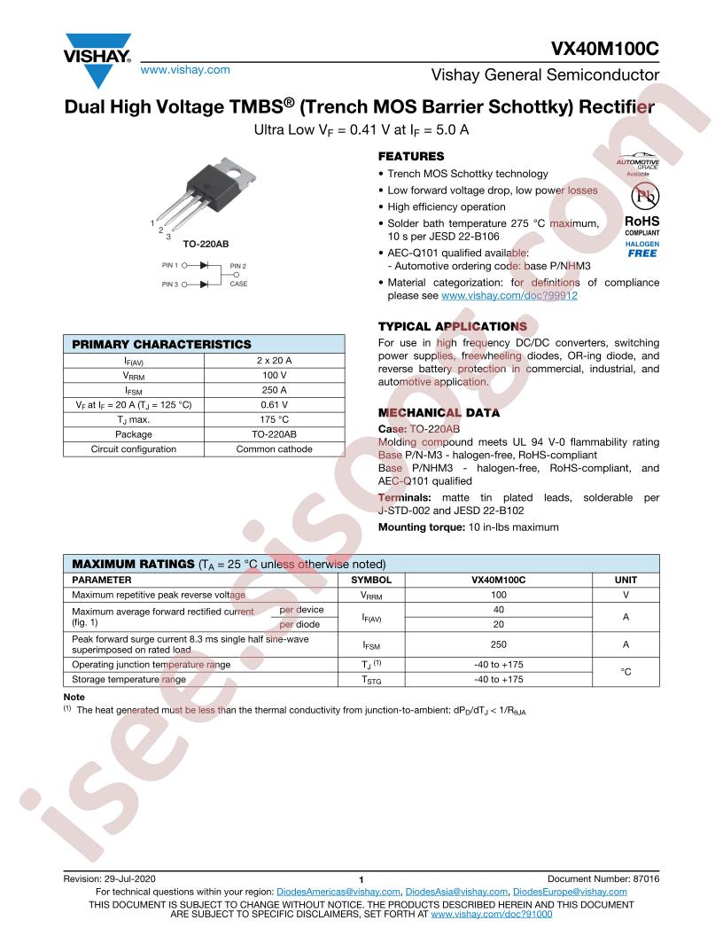 VX40M100C