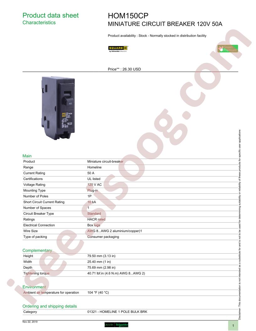 HOM150CP