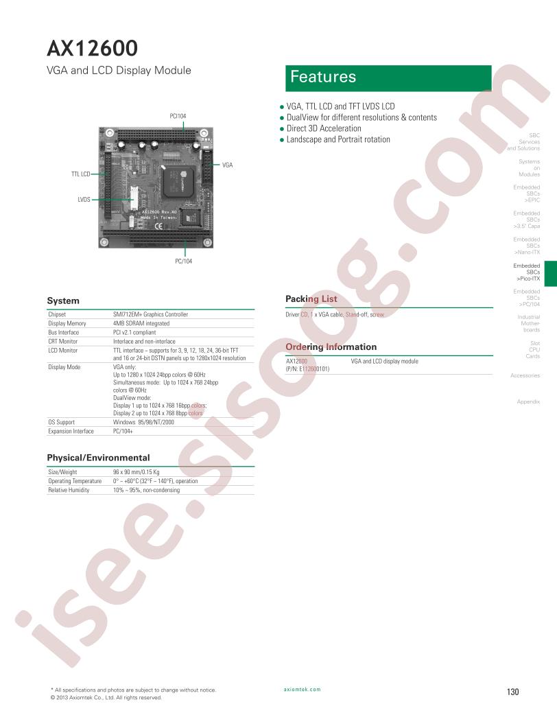 AX12600