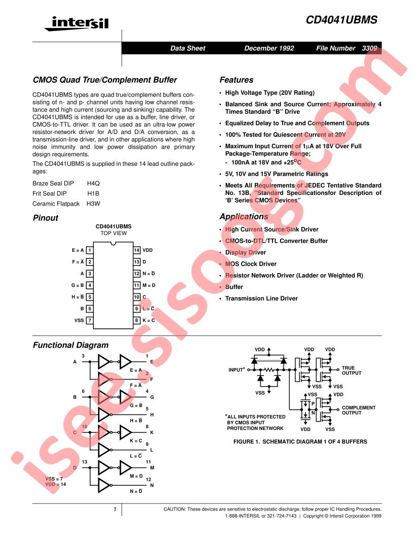 CD4041BMS