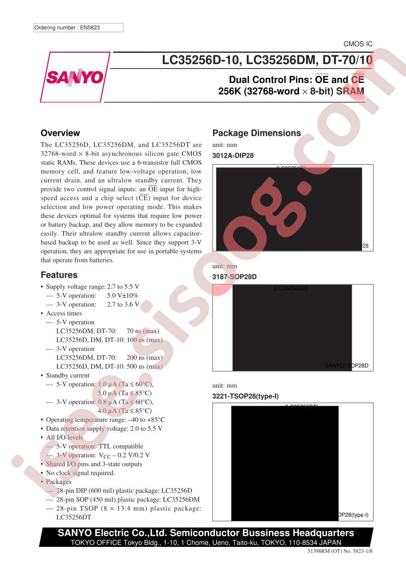 LC35256DT-10