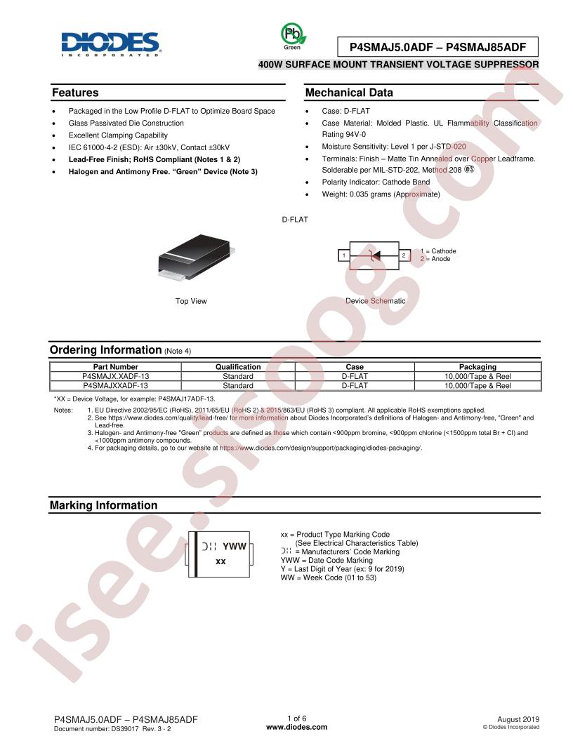 P4SMAJ5.0ADF