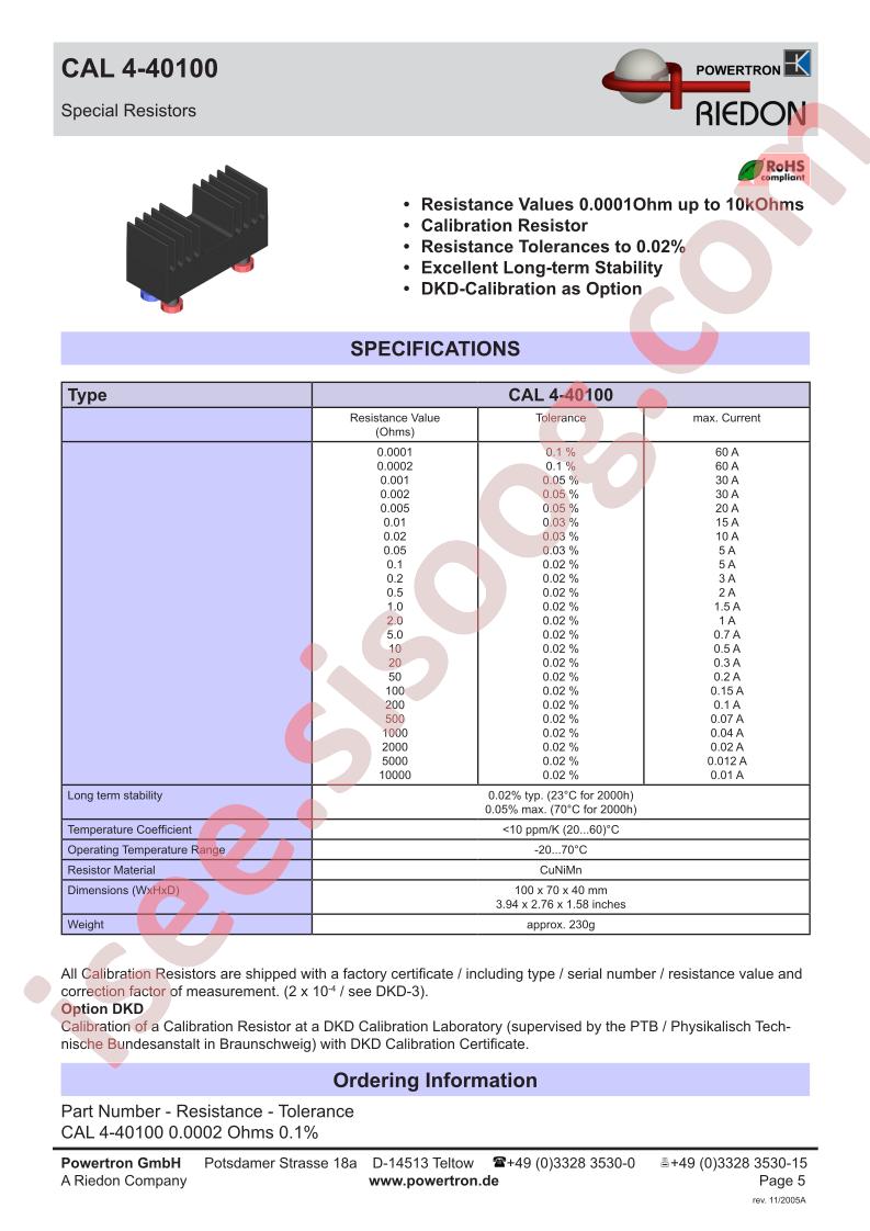 CAL4-40100