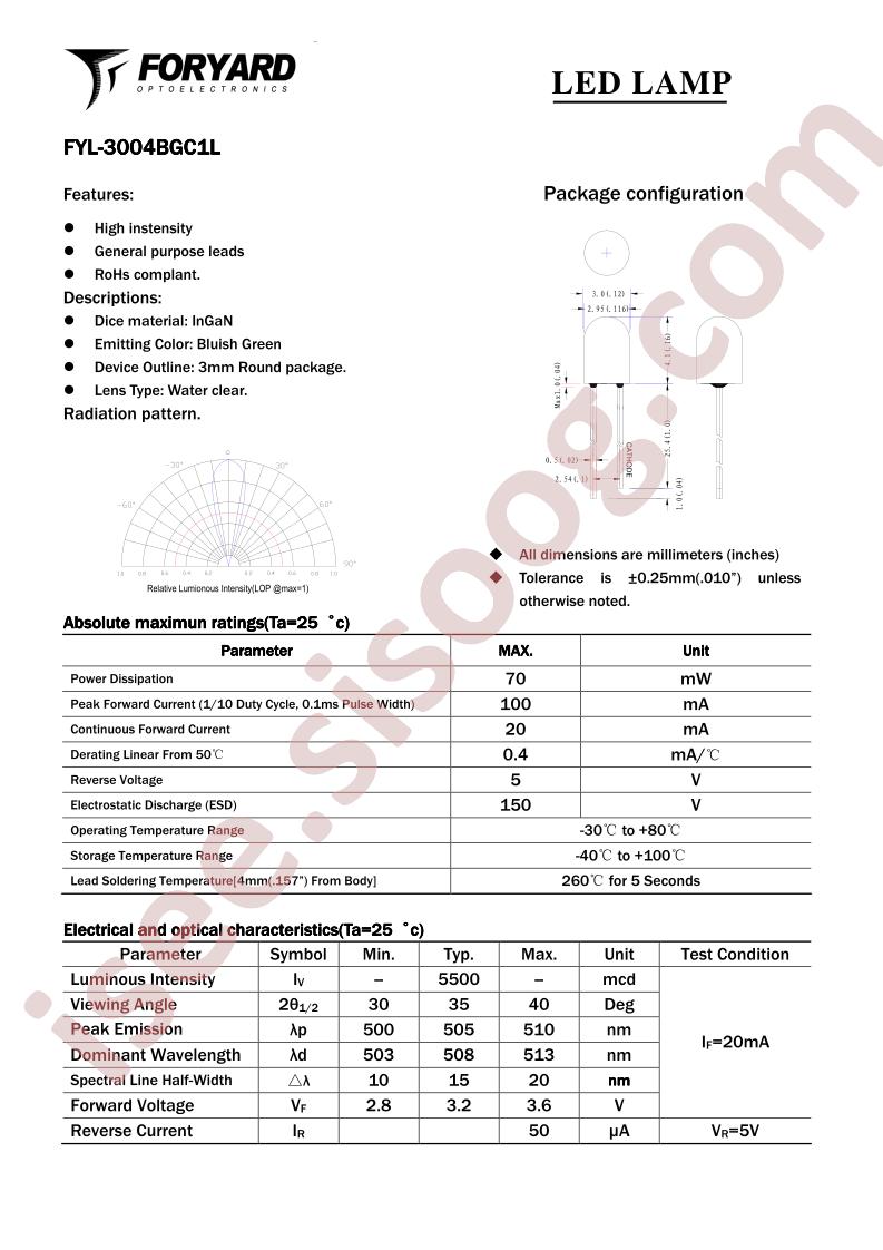 FYL-3004BGC1L