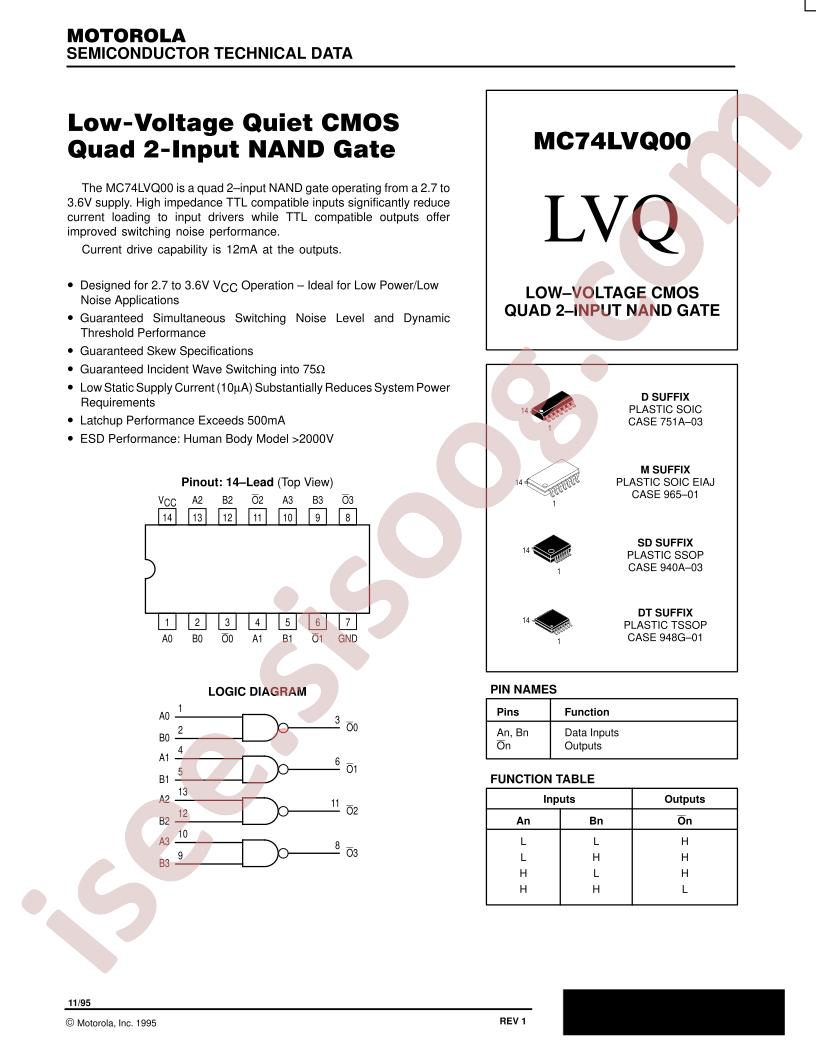 MC74LVQ00
