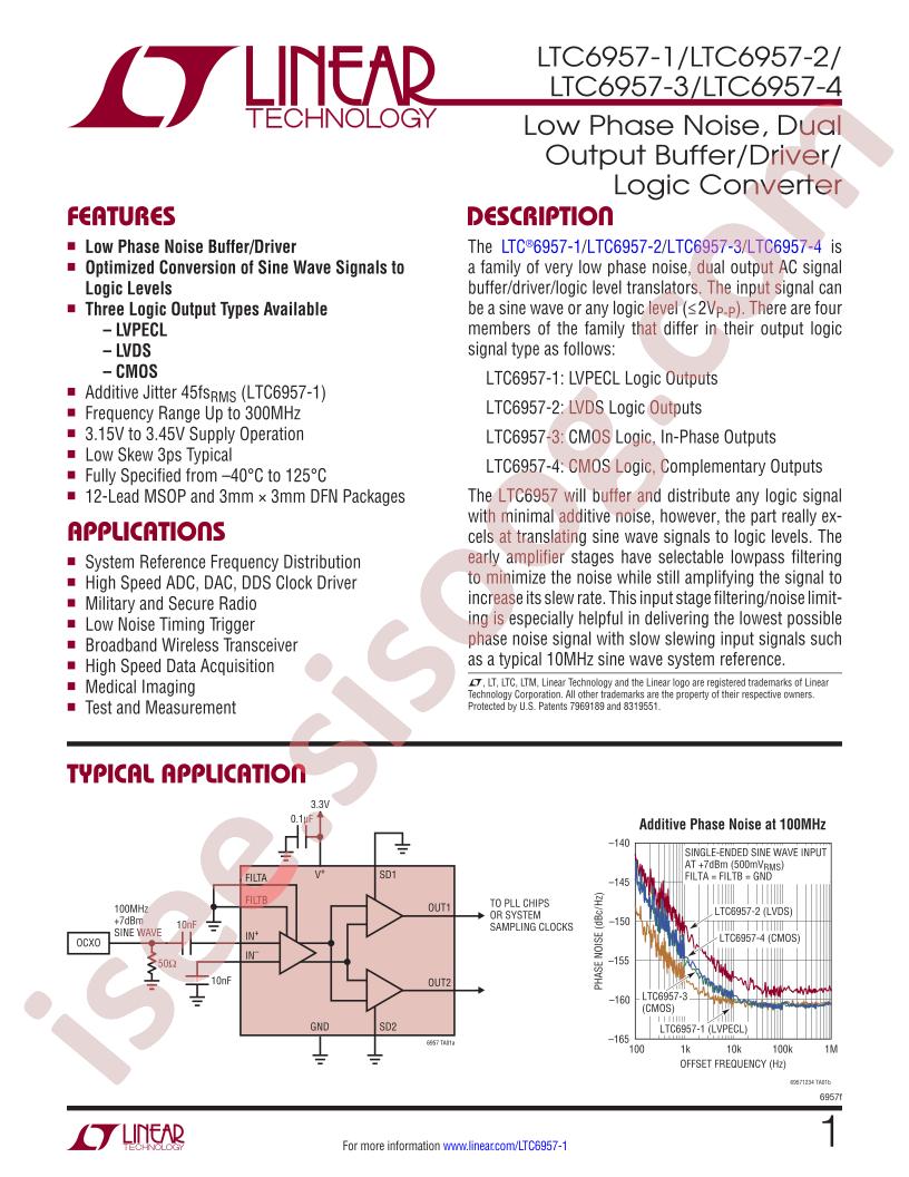 LTC6957-1