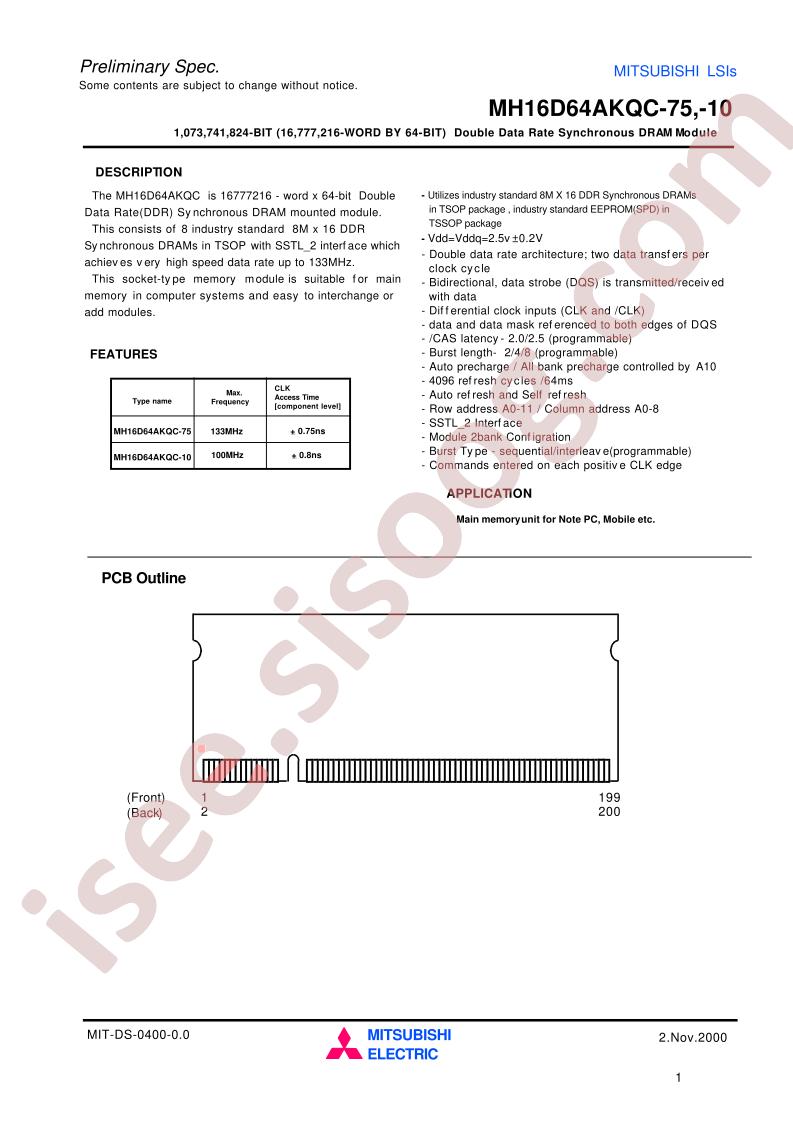 MH16D64AKQC-75