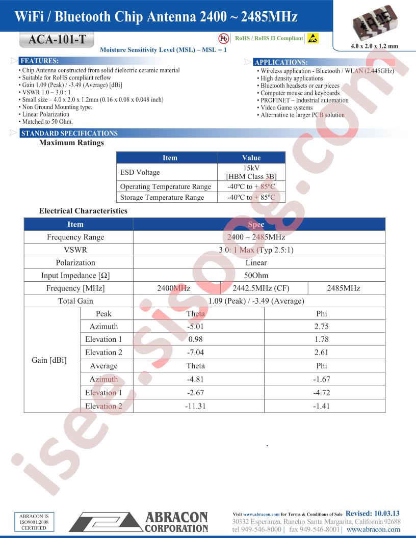 ACA-101-T