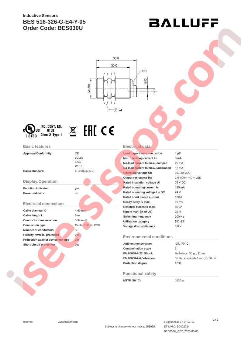 BES516-326-G-E4-Y-05