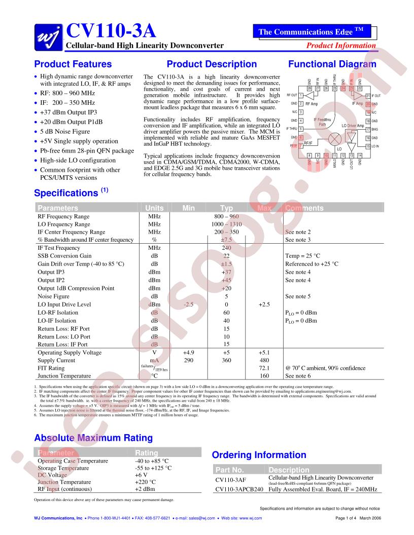 CV110-3APCB240