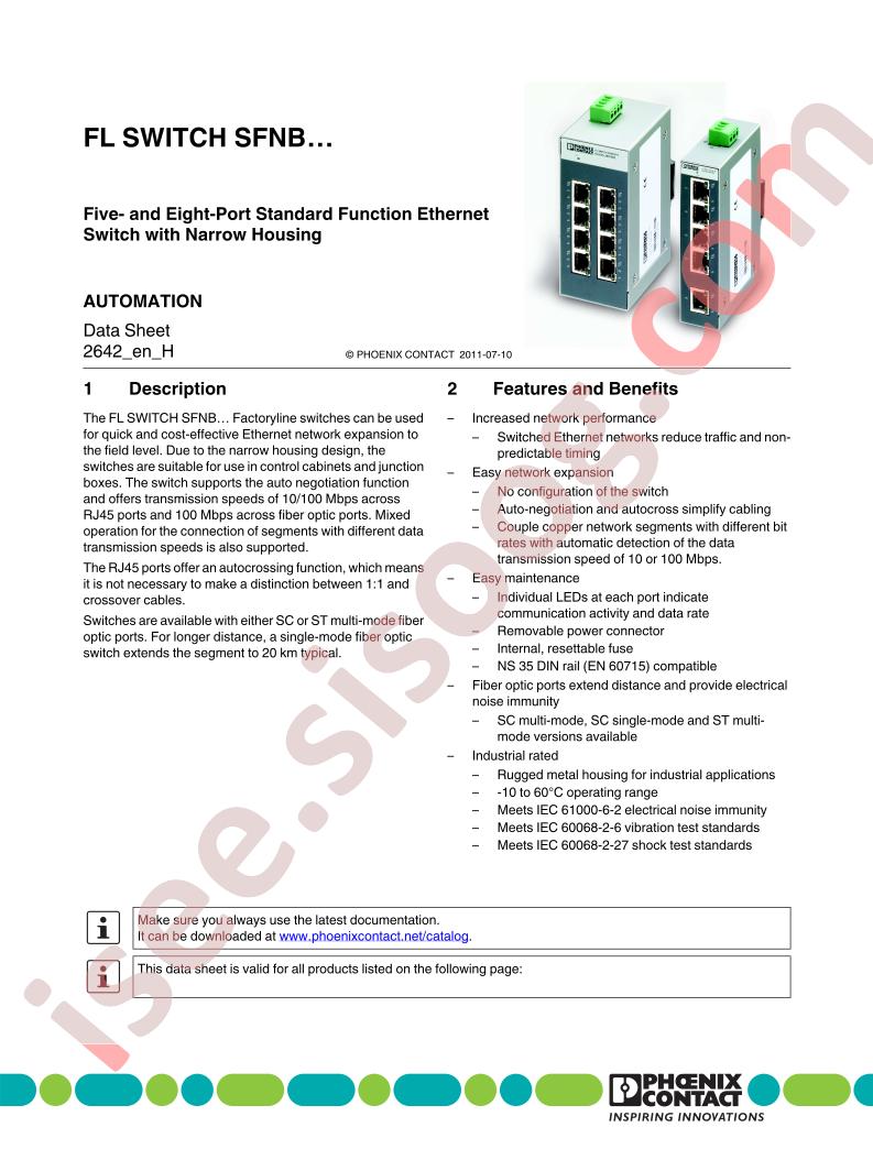 FL-SWITCH-SFNB