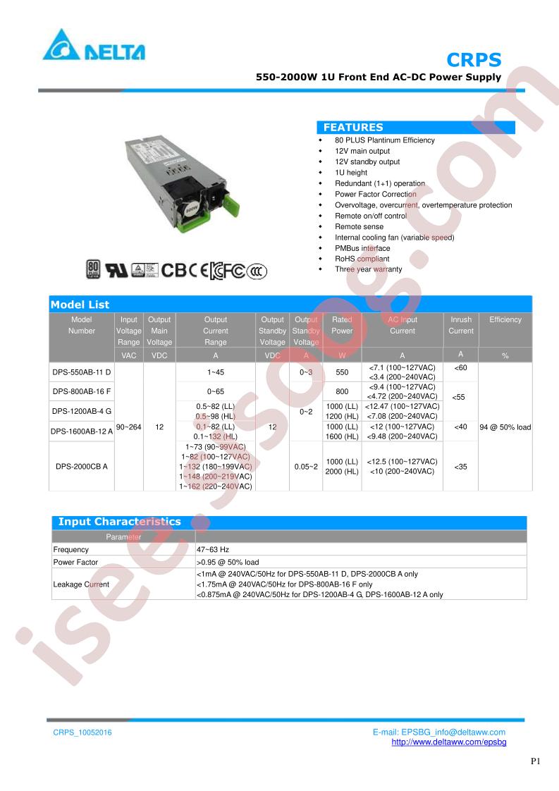 DPS-1200AB-4G