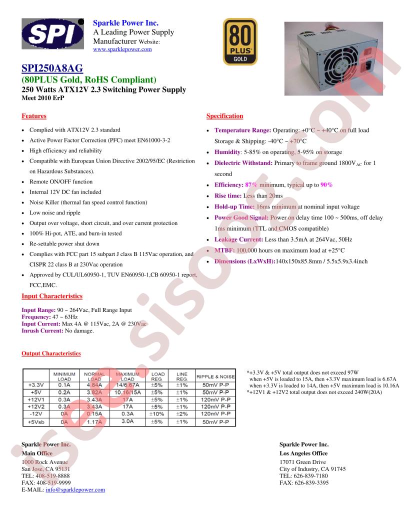 SPI250A8AG