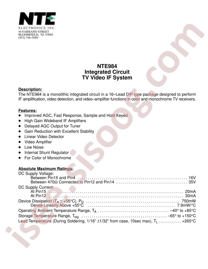 NTE984