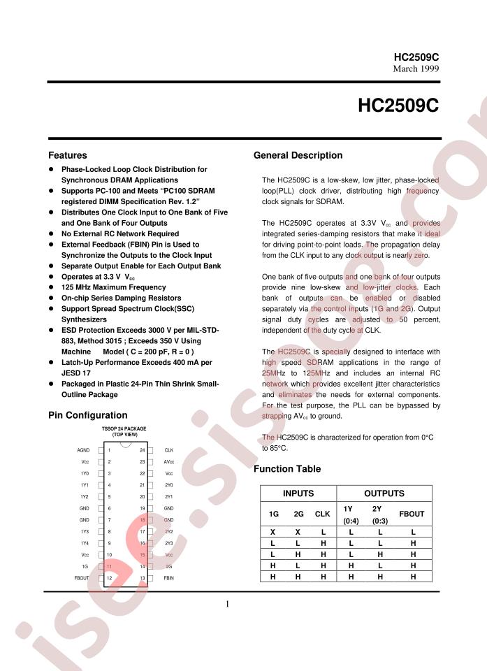 HC2509C