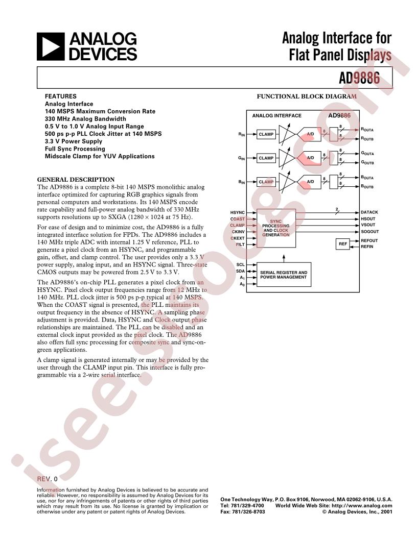 AD9886KS-140