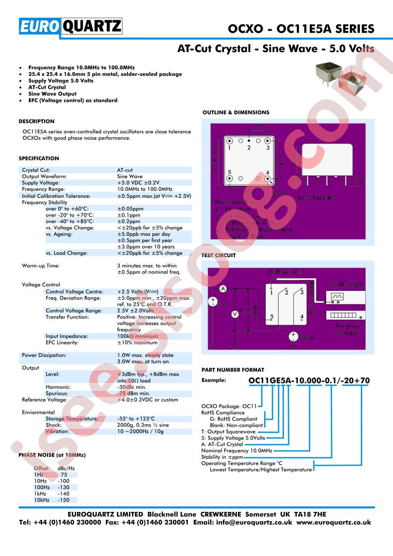 OC11GE5A-10.000-0.1-20