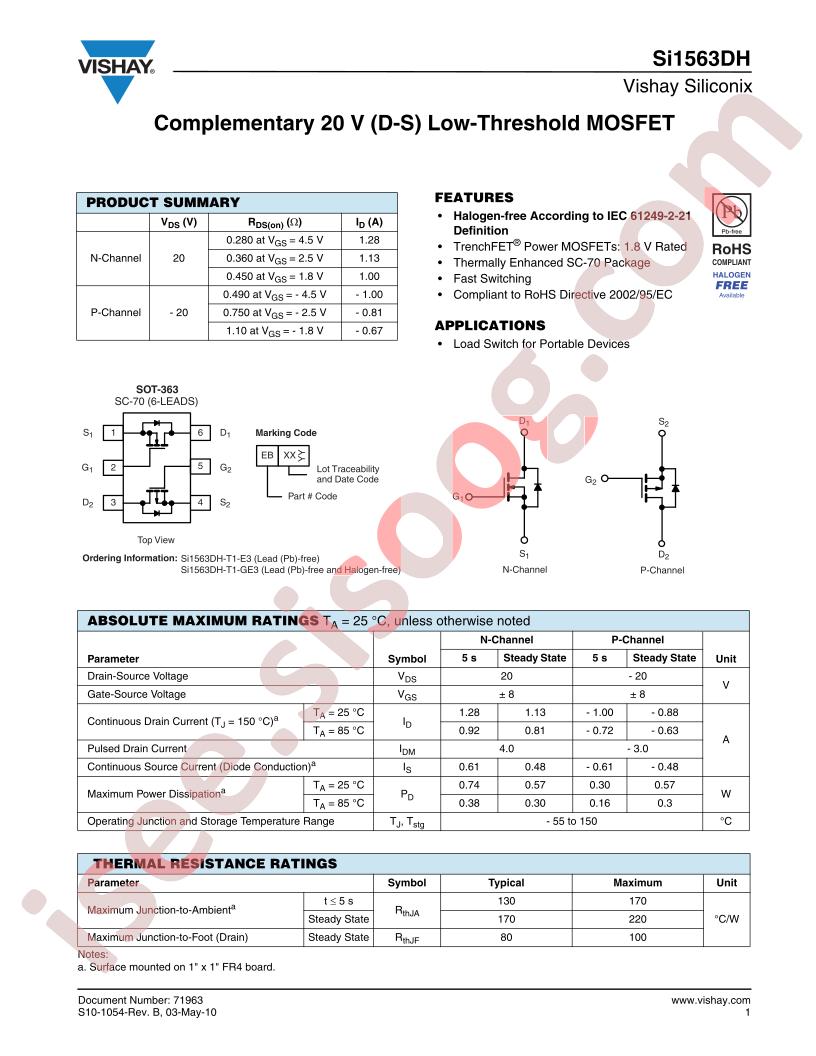 SI1563DH-T1-E3