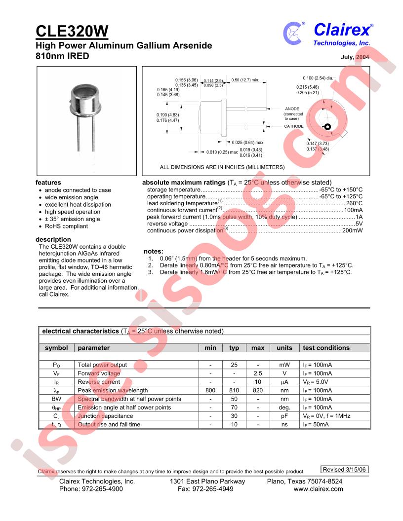 CLE320W