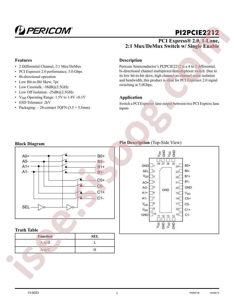 PI2PCIE2212ZHE