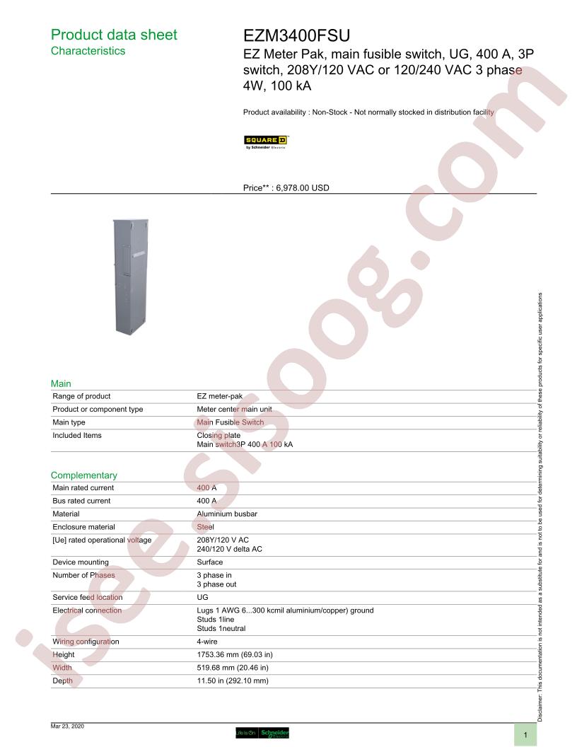 EZM3400FSU