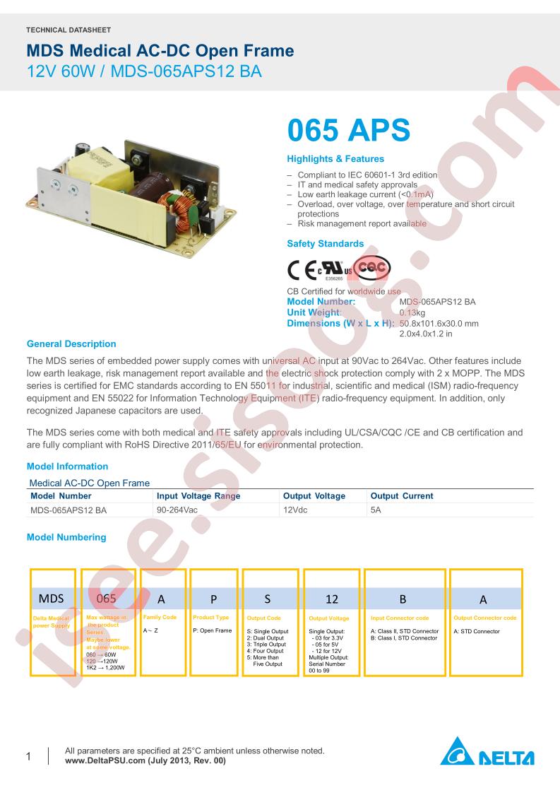 MDS-065APS12BA