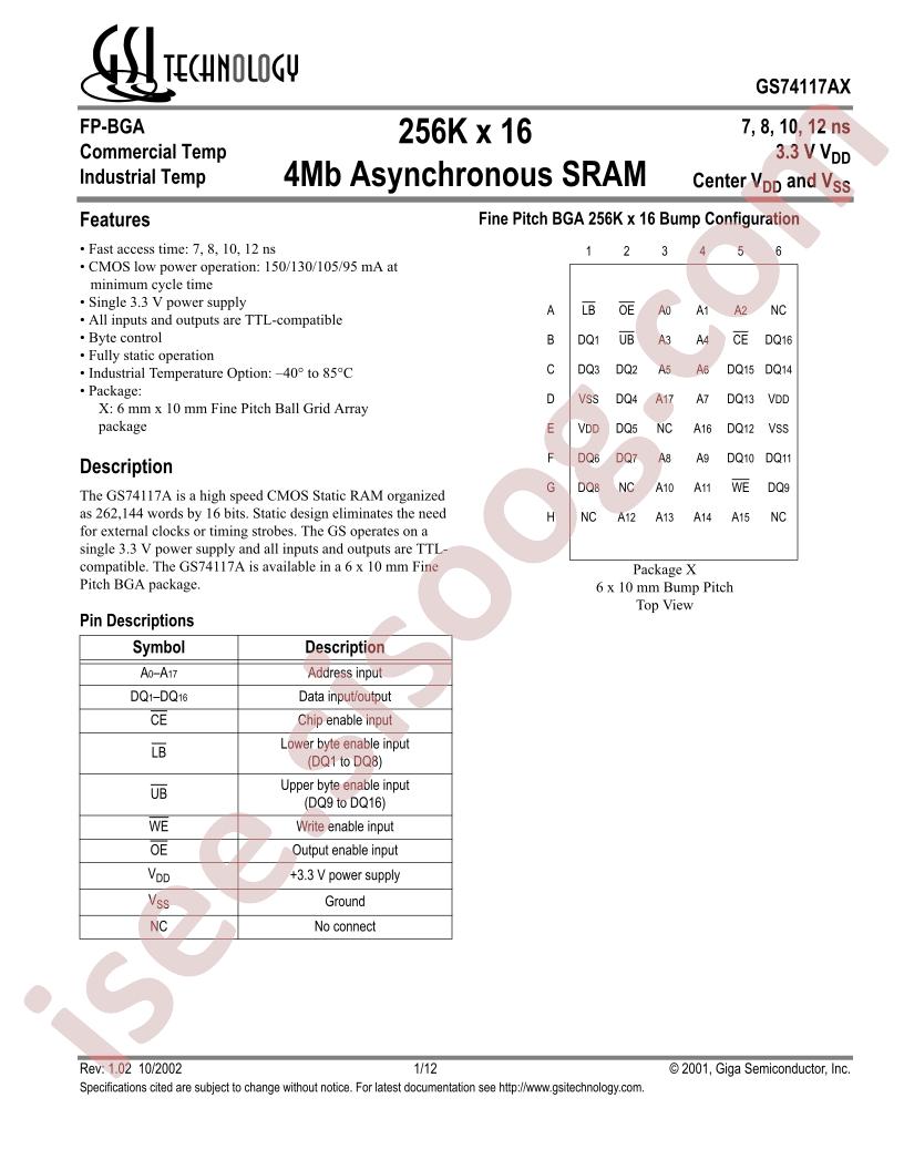 GS74117AX