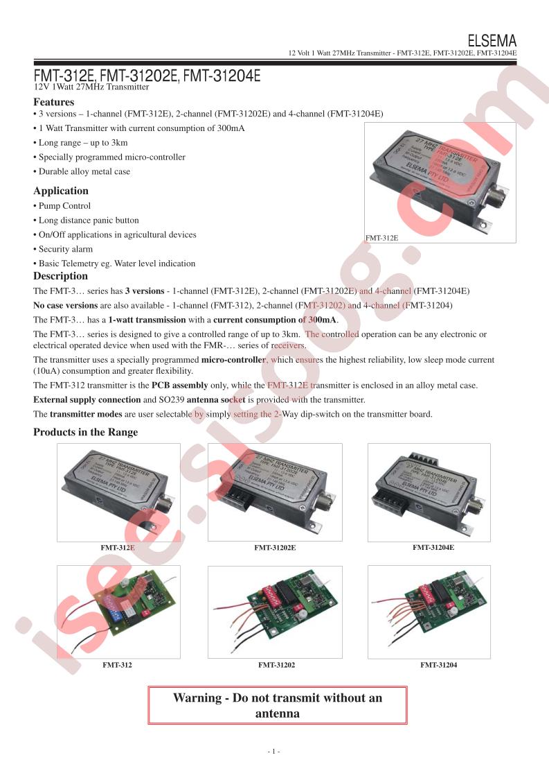 FMT-312E