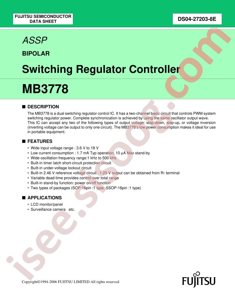 MB3778PF