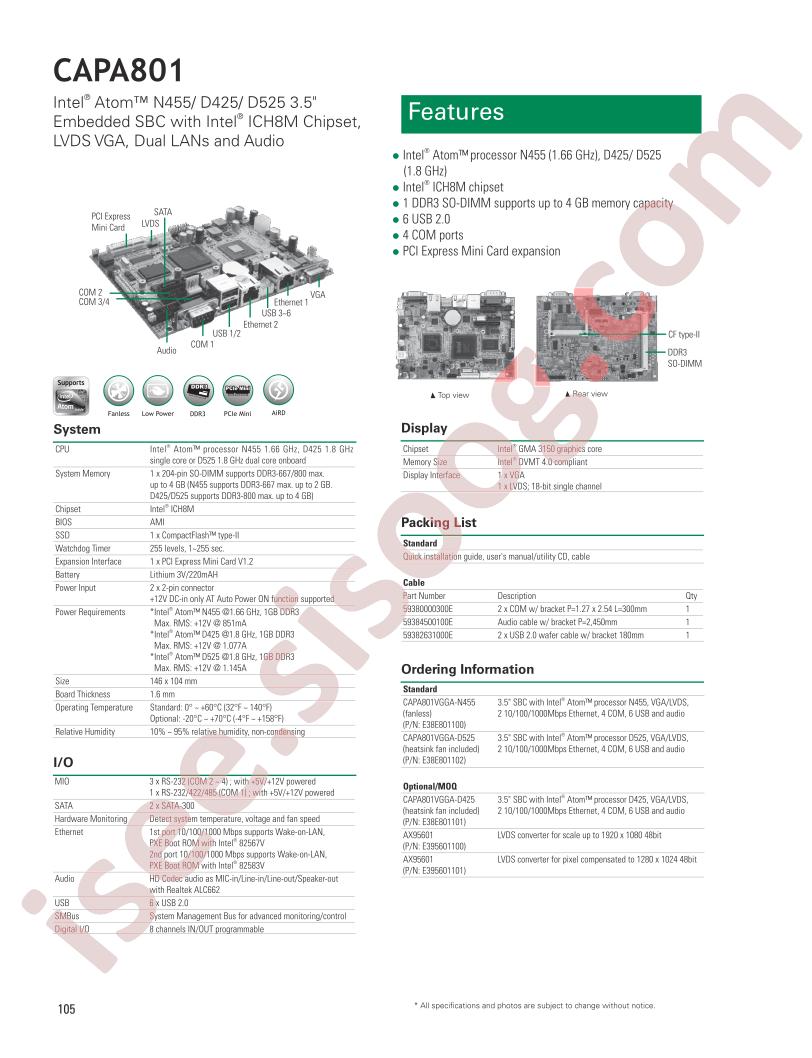 CAPA801VGGA-N455