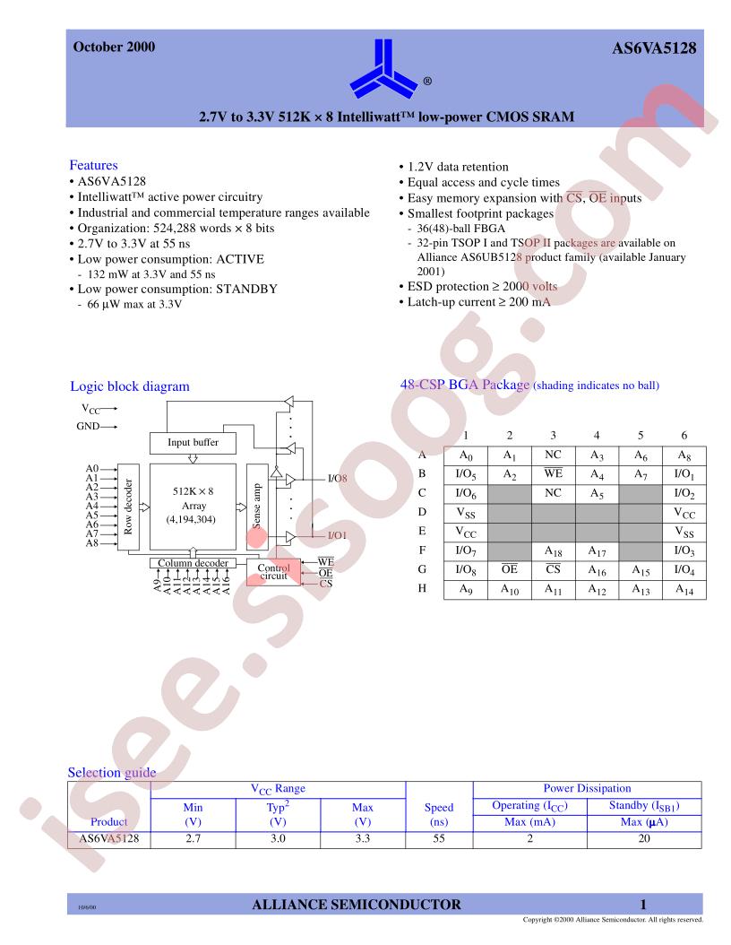 AS6VA5128-BC