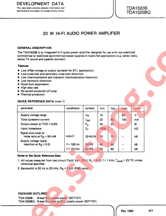 TDA1520BQ