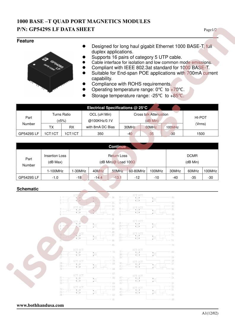 GP5429S-LF