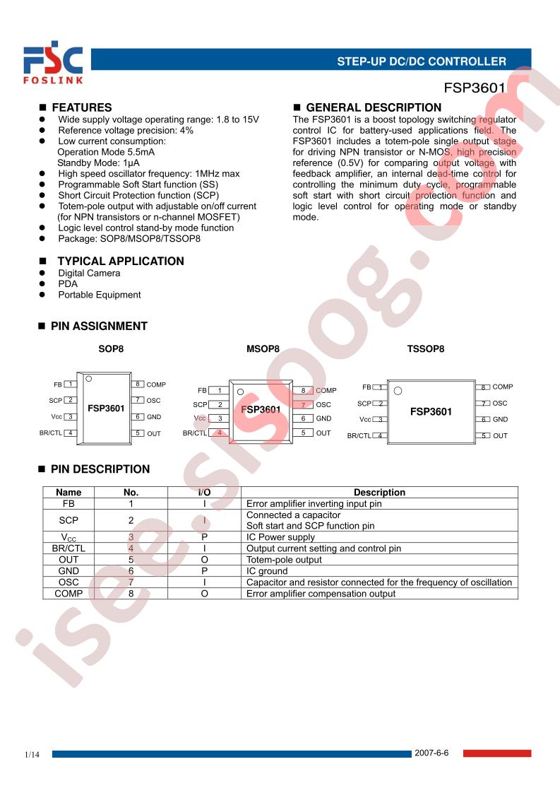 FSP3601MSH