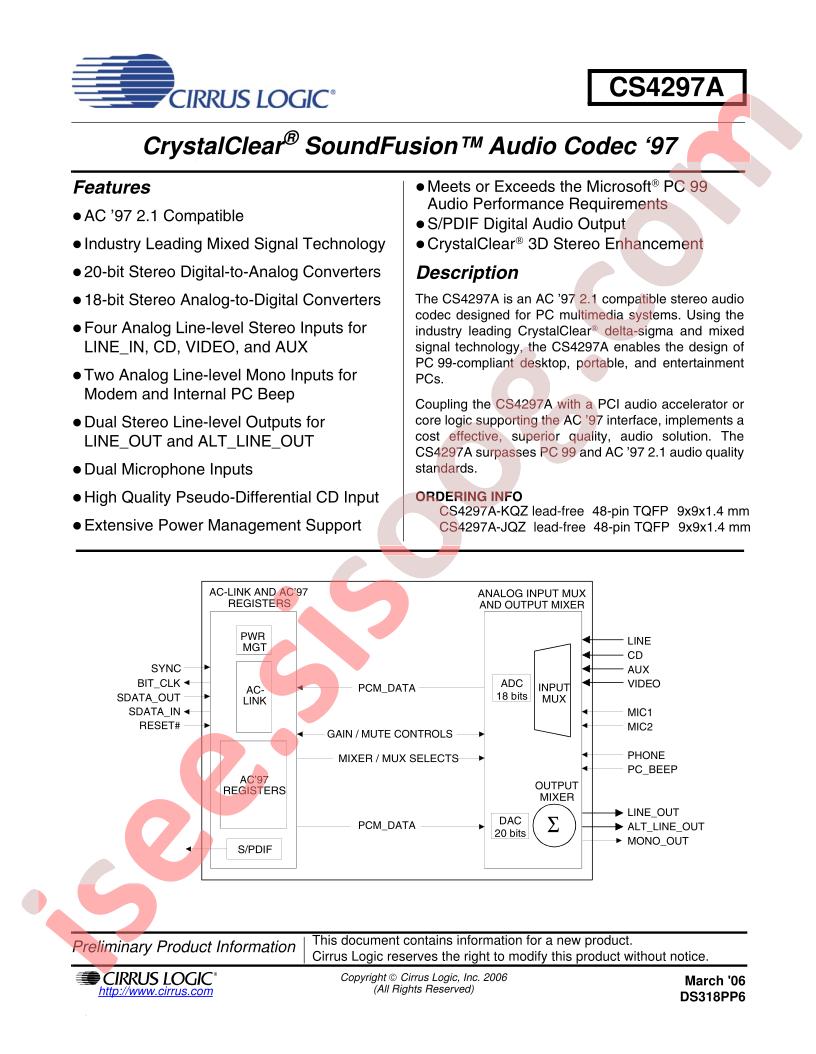 CS4297A-JQZ