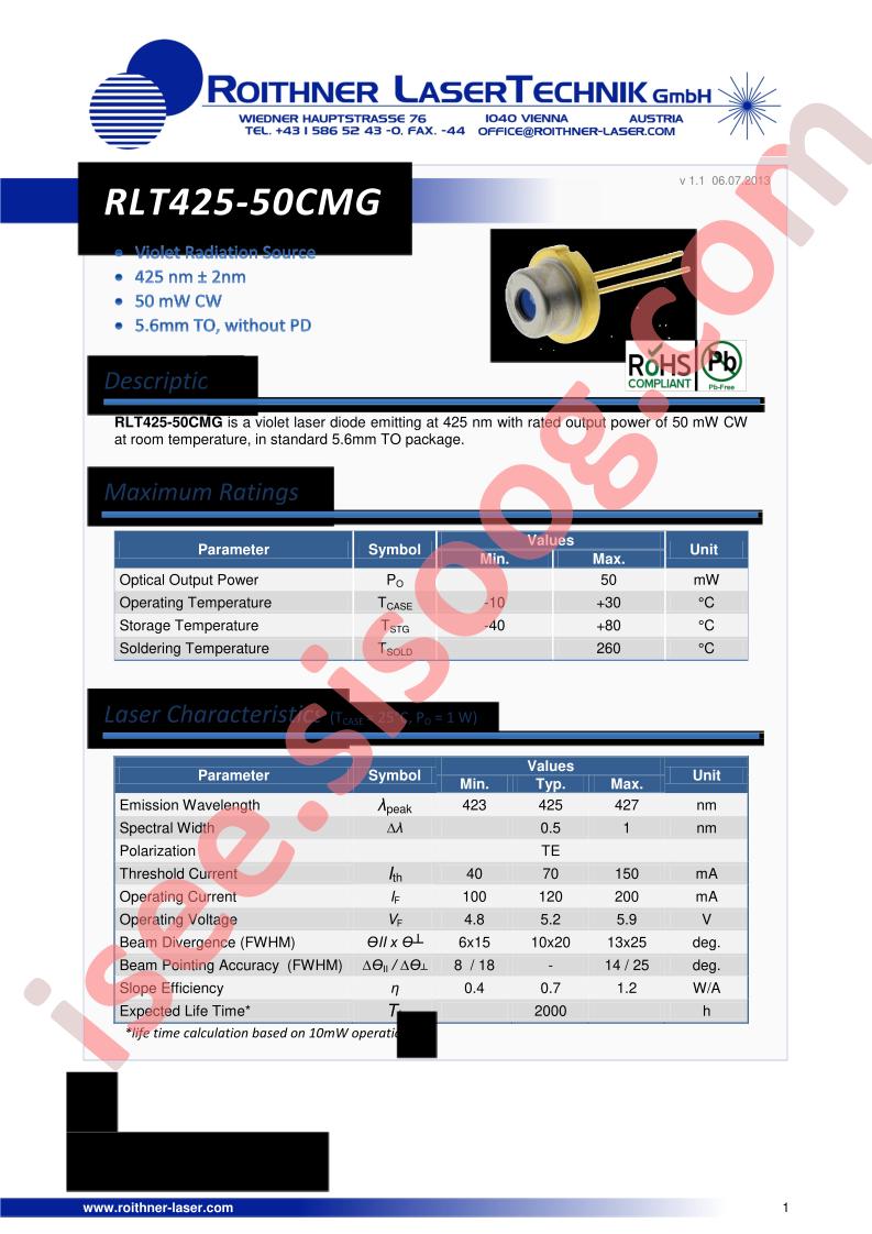 RLT425-50CMG