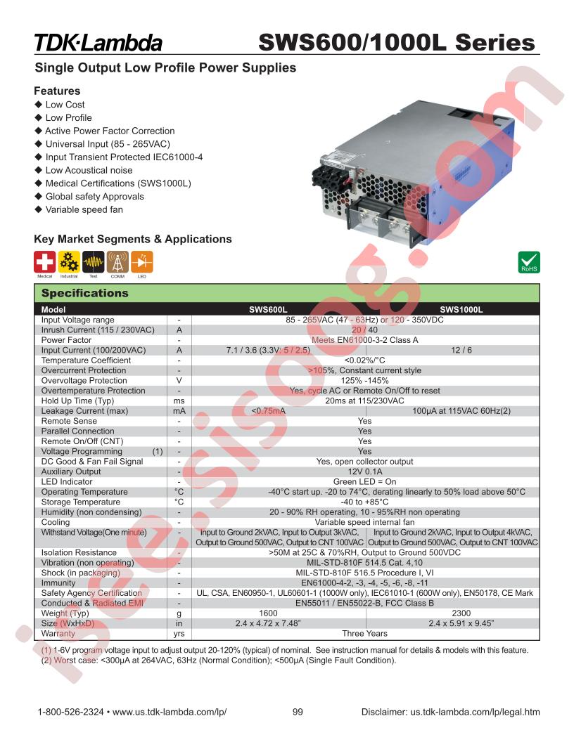 SWS600L-36