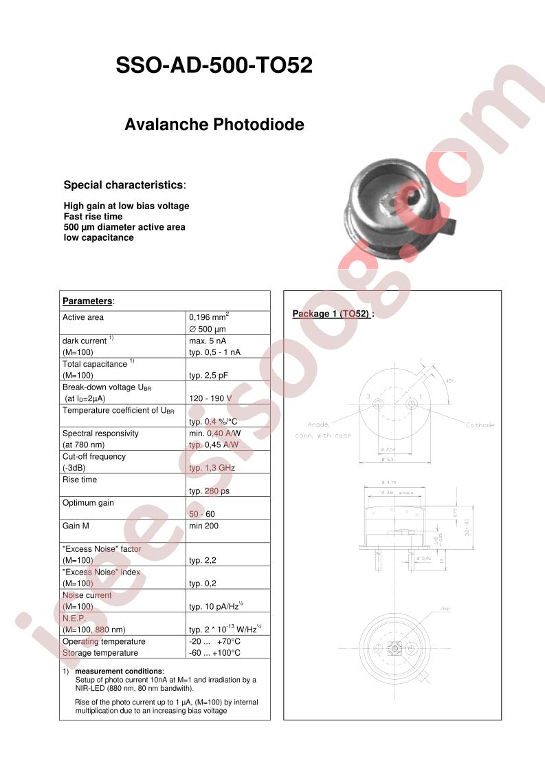 SSO-AD-500-TO52