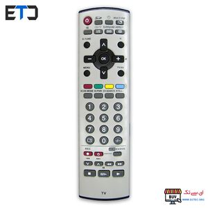 کنترل تلویزیون پاناسونیک گائو 109 دکمه مشکی PANASONIC
