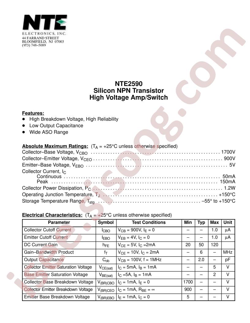 NTE2590