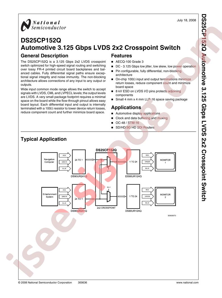 DS25CP152Q