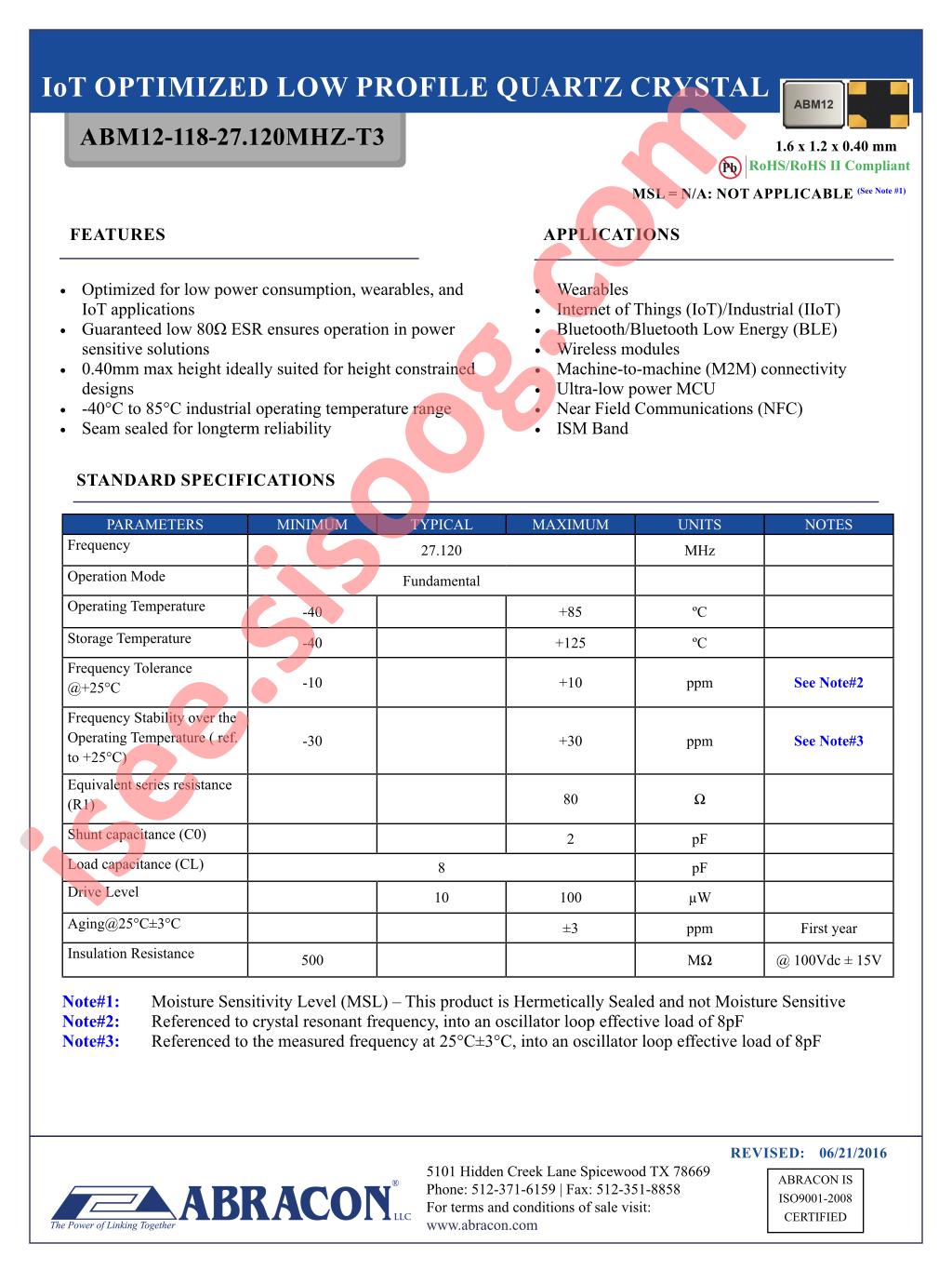 ABM12-118-27.120MHZ-T3