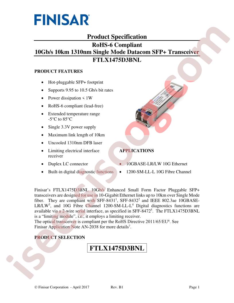 FTLX1475D3BNL