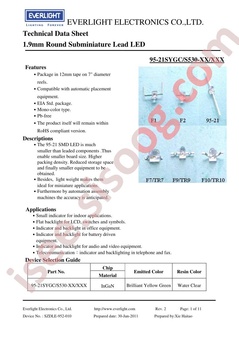 95-21SYGC-S530-XX-XXX