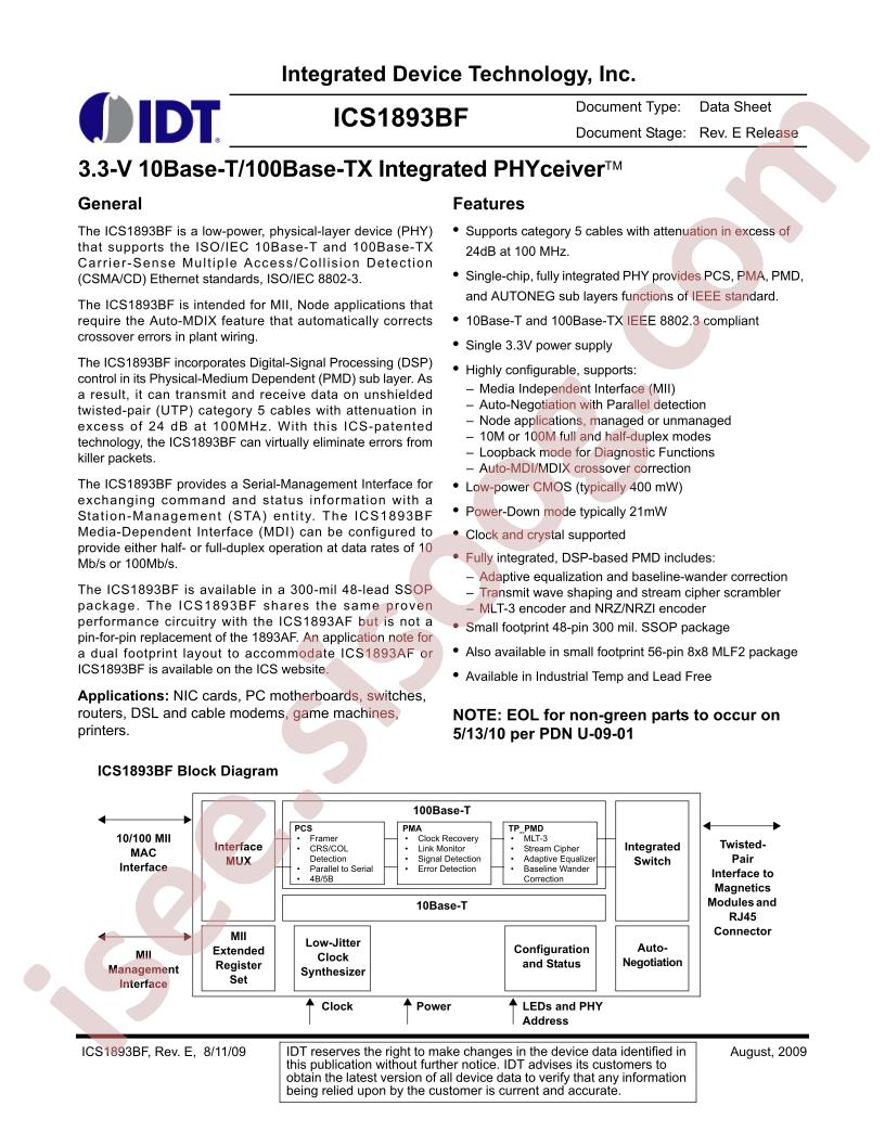 ICS1893BFILF